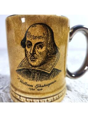 Britannia Designs Mini Stein William Shakespeare Souvenir Tankard England Mug